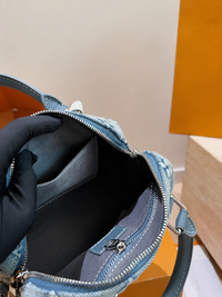 Sac à main en denim Monogram style Speedy