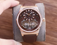 Montre Squelette Dorée