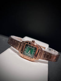 Montre Carrée Rose Gold