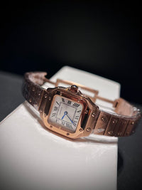 Montre Carrée Rose Gold