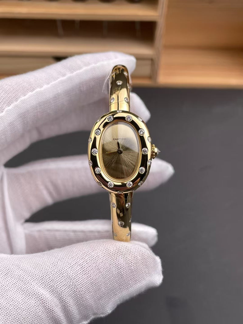 Montre Joaillerie Or — Cadran Champagne