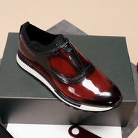 Chaussures Chic Finition Patinée