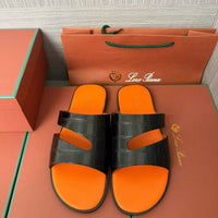 Sandales Finition Croco