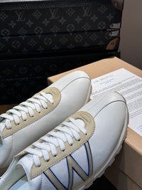 Sneakers Élégant Cuir Blanc