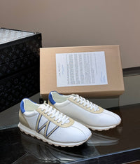 Sneakers Élégant Cuir Blanc