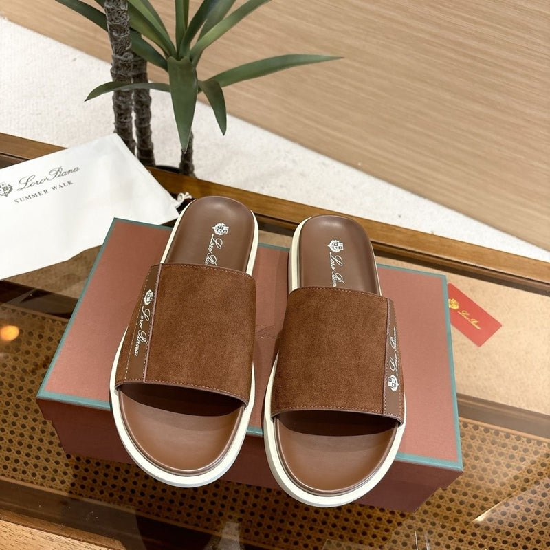 Sandales Premium en Cuir & Daim