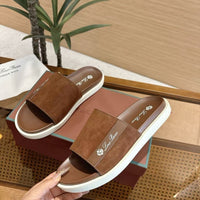 Sandales Premium en Cuir & Daim